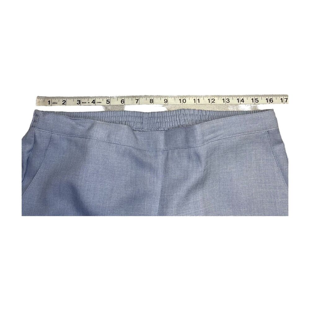 Alfred Dunner Wide Leg Pants Women's 12 Light Purple High-Rise Formal Business - Picture 5 of 6